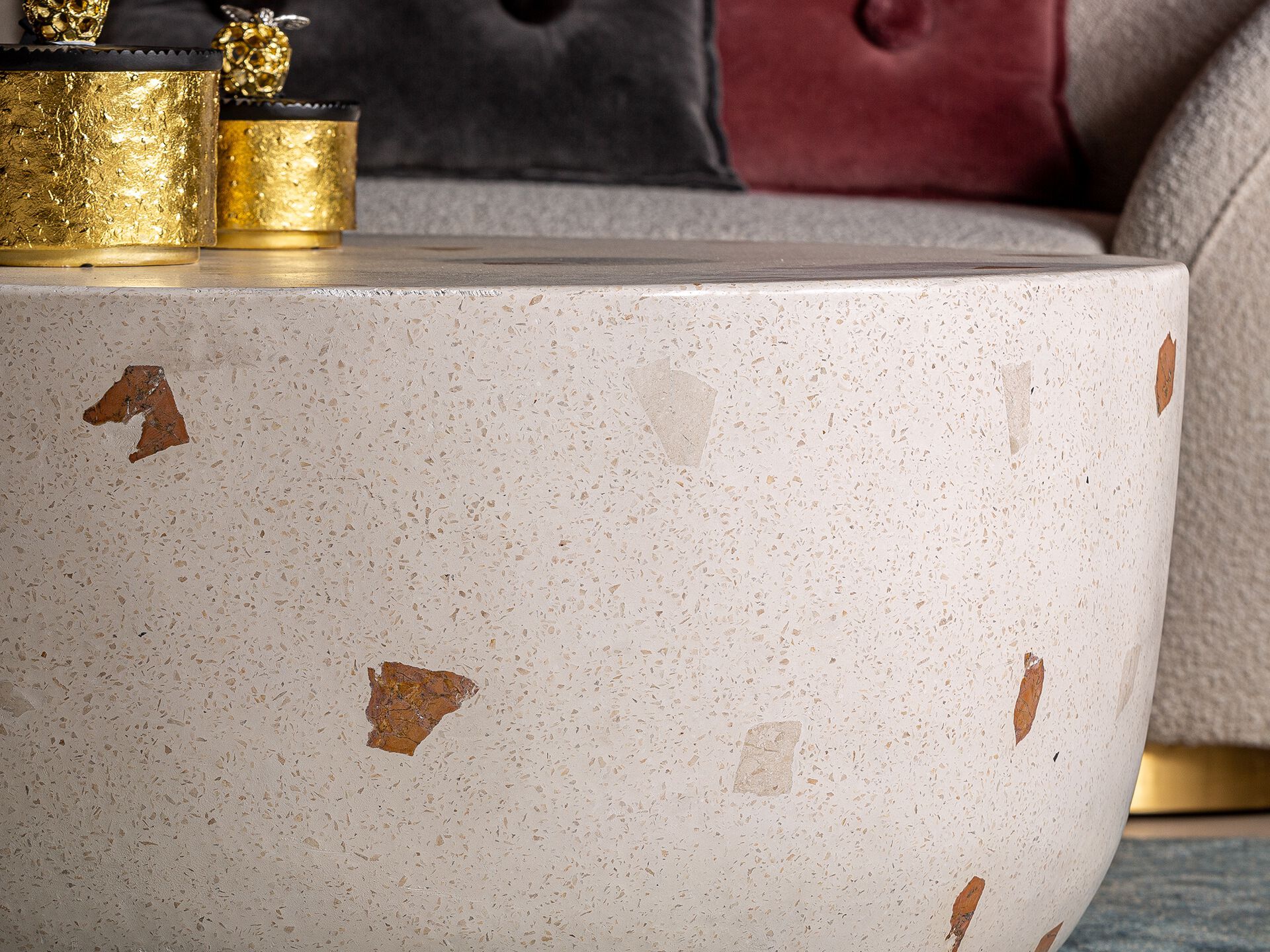 Круглый керамический журнальный столик Vical Home масса ARCH-00001586