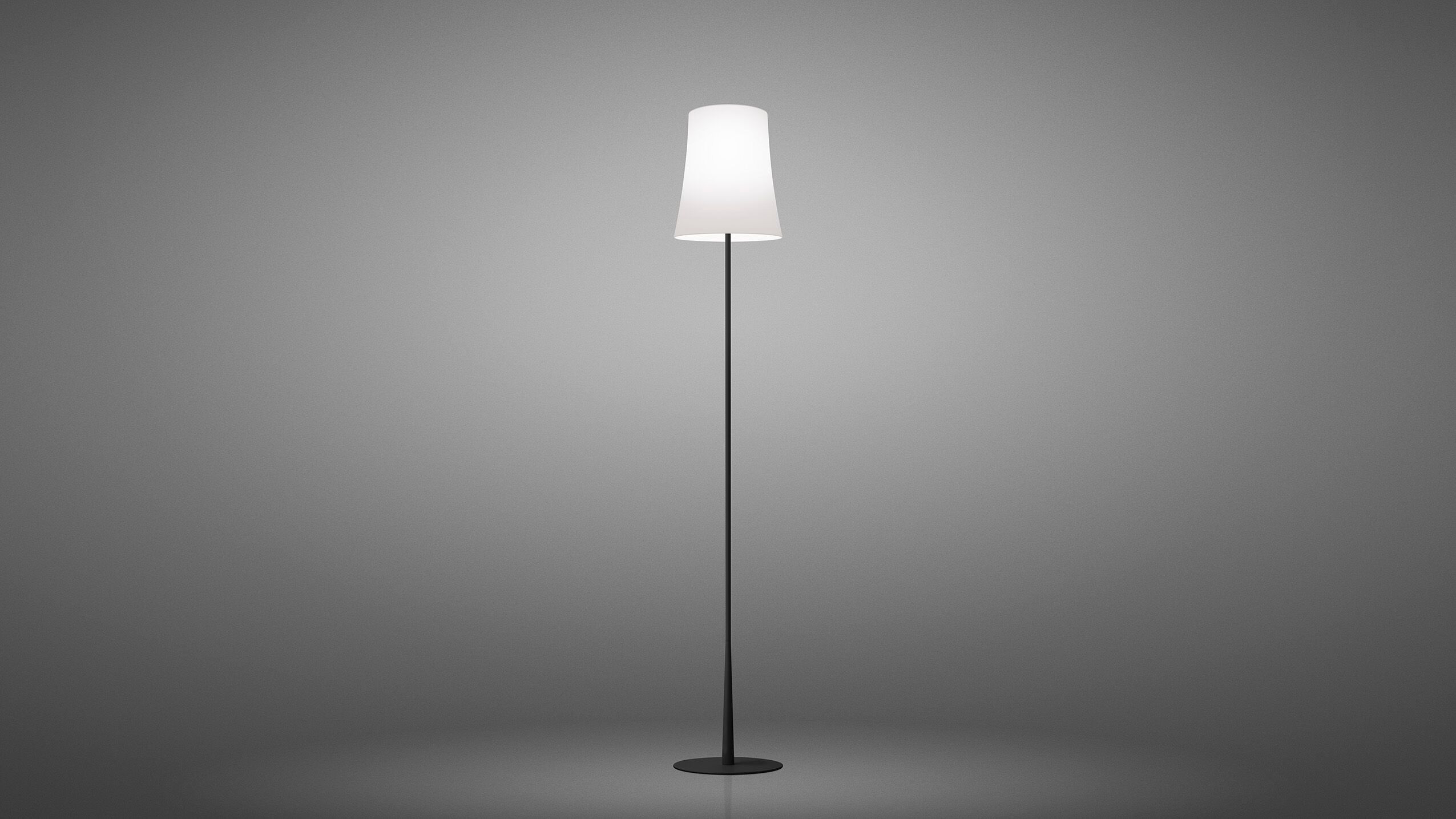 Напольная лампа из поликарбоната и окрашенного алюминия Foscarini птичка ARCH-00006770 - Вид №9