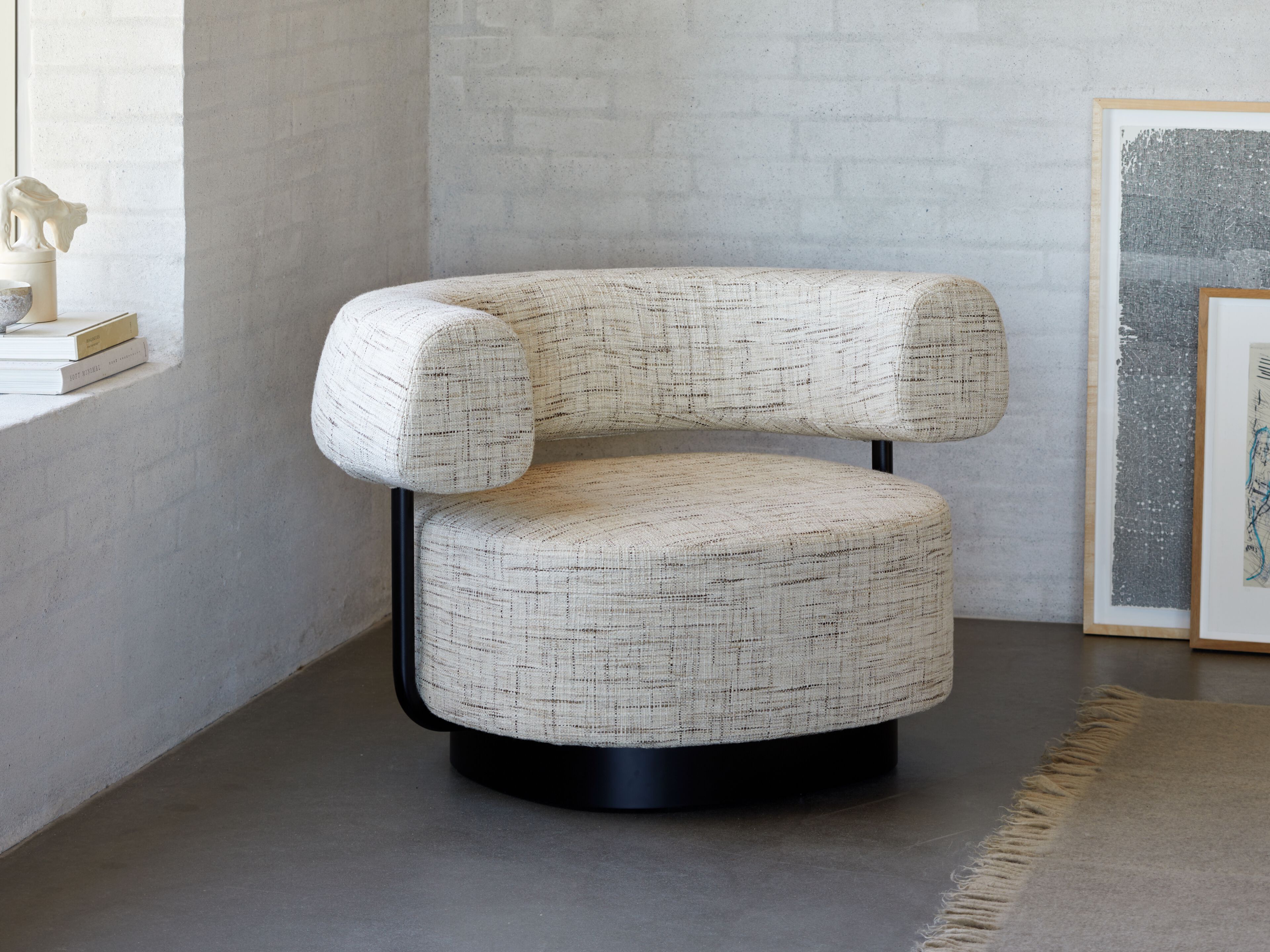 Ткань поворотный стул с подлокотниками more Oso ARCH-00024334