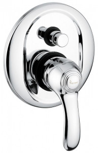 22019CO Внутристенный смеситель Harmony на  выхода, цвет хром-золото