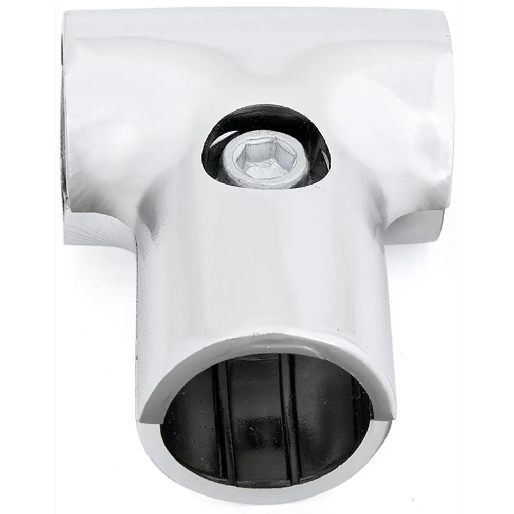 Соединитель 2-х труб Т-образно усиленный, цвет хром PALLADIUM STLM-2039499 - Вид №1