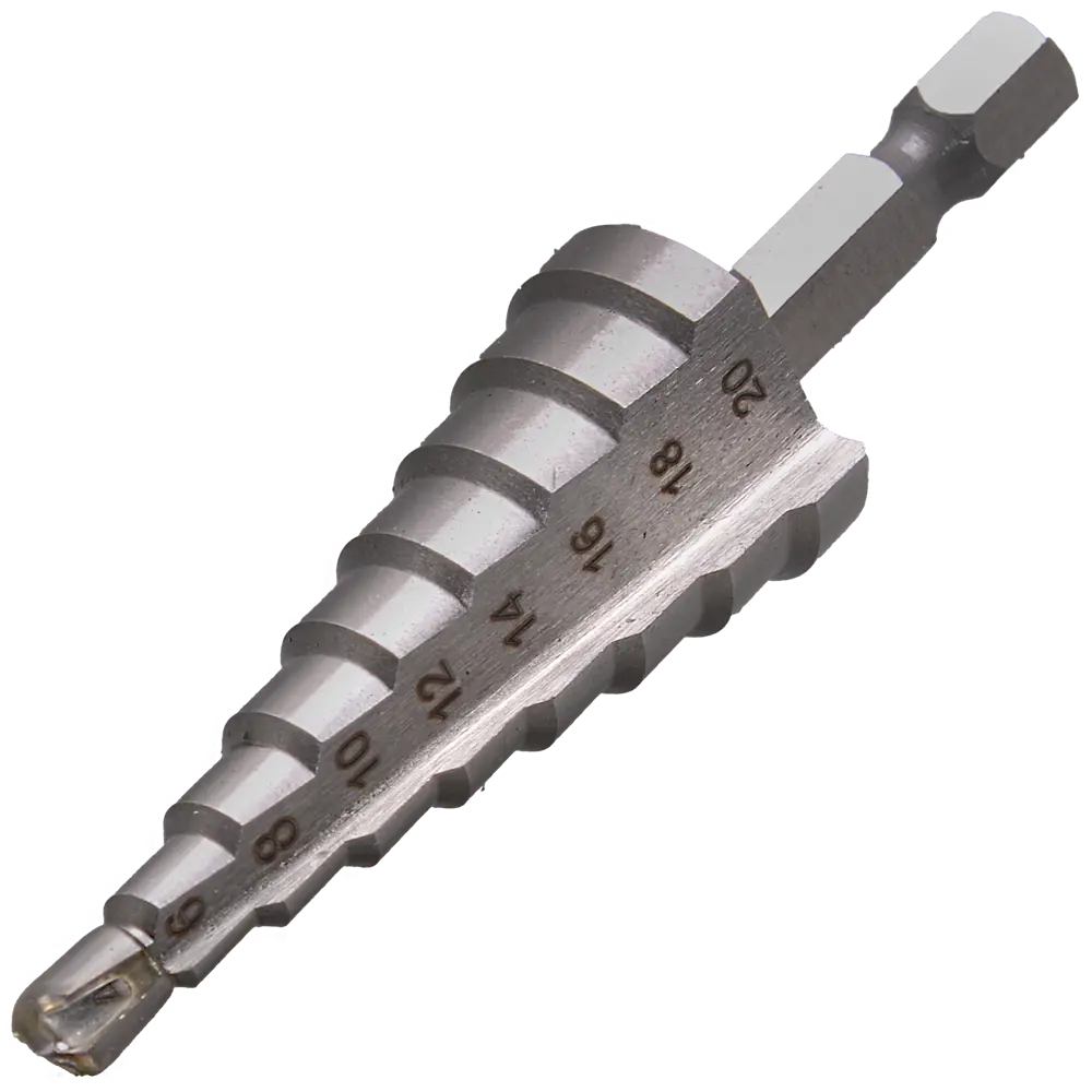 Сверло ступенчатое по металлу Вихрь 73/10/6/17 4-20x16.5 мм STLM-2001562