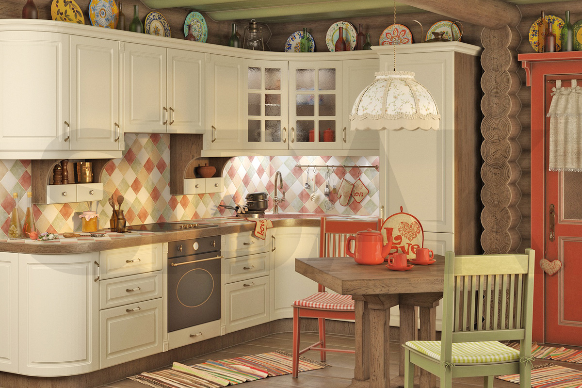 Фасады для кухни Классика Фрезеровка «Прямоугольник+» Амарок №540 SIDAK SIST1356-205 - Вид №1