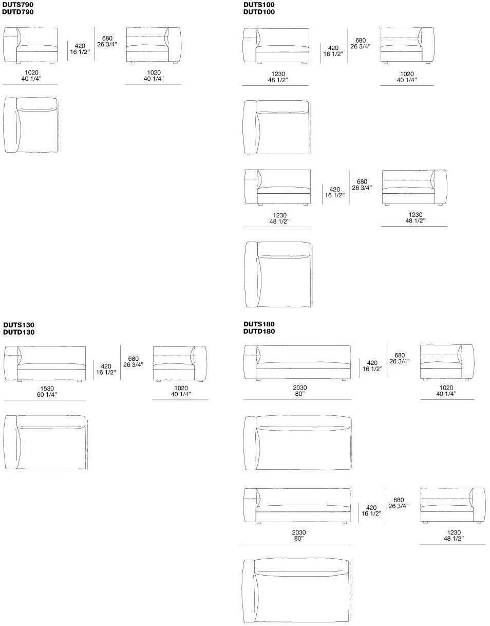 Poliform Угловой диван в коже Dune sun-id-1474495 - Вид №2
