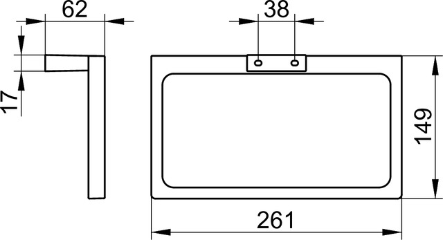 11121030000 Кольцо для полотенца KEUCO Edition 11 - Вид №2