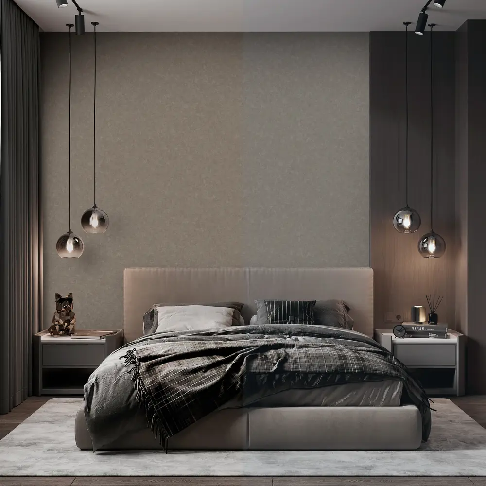 Обои флизелиновые Wallsecret Hypnotic графитовые 1.06 м 8963-16 89389727 STLM-2085815 - Вид №5