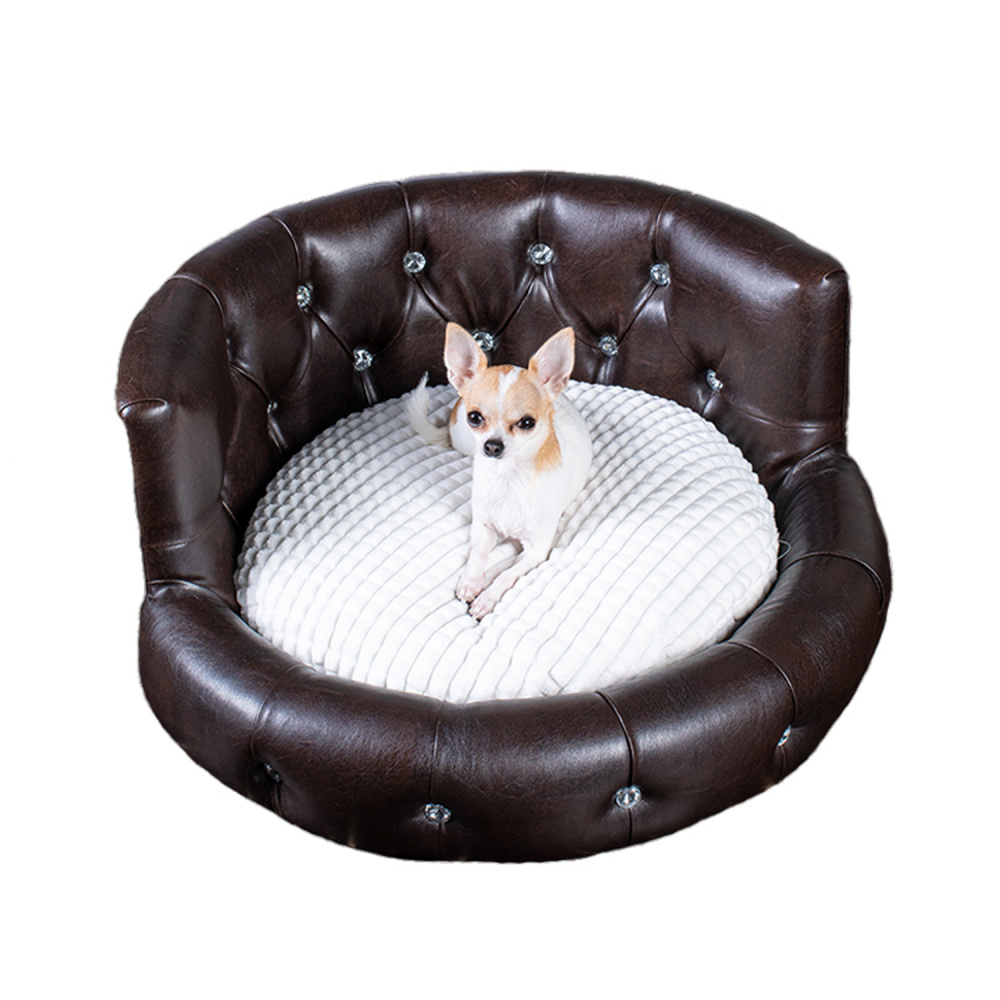 ПР0058439 Диван для животных Harley 90х70х36,5 коричневый WILLOW&BERRY 