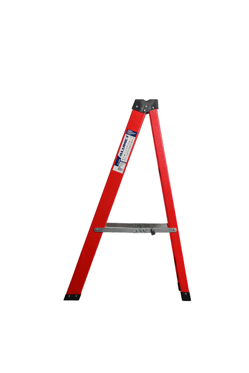 Стремянка SF 1003 стеклопластиковая 3 ступени, Alumet, с органайзером 