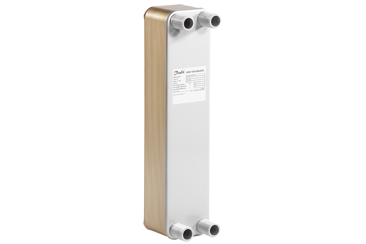 Danfoss Паяный пластинчатый теплообменник серии XB37 XB 37M-1 100 PN25 Паяный ТО 004H7297  - Вид №1