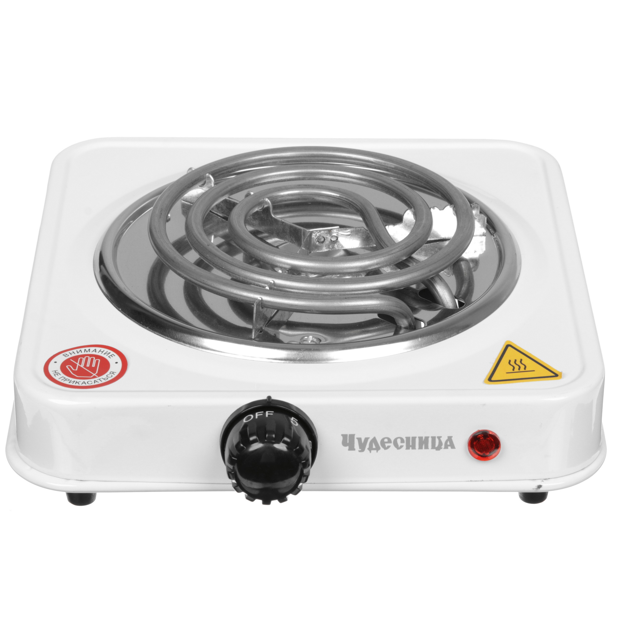 9076020 Плита компактная электрическая Чудесница ЭЛП-807 белый STDN-0098840 - Вид №1