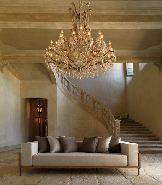 Talenti 3-х местный тканевый диван Cleo teak Clediv - Вид №6