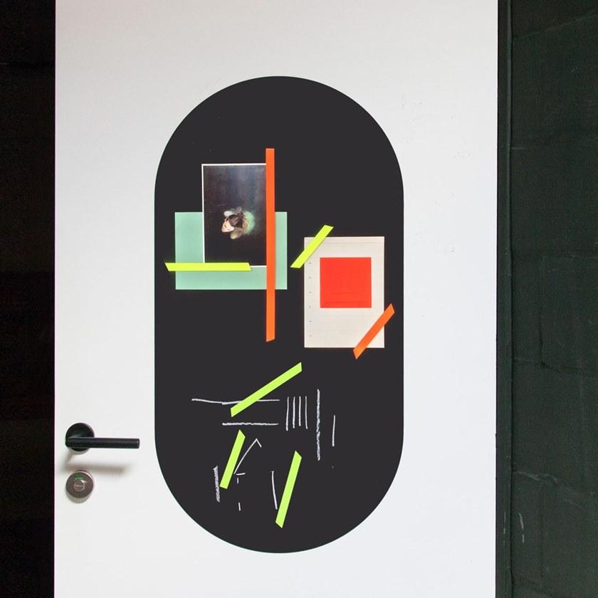 Groovy Magnets Однотонный клейкий декор Chalkboard St-ch-ov-49x90 - Вид №8