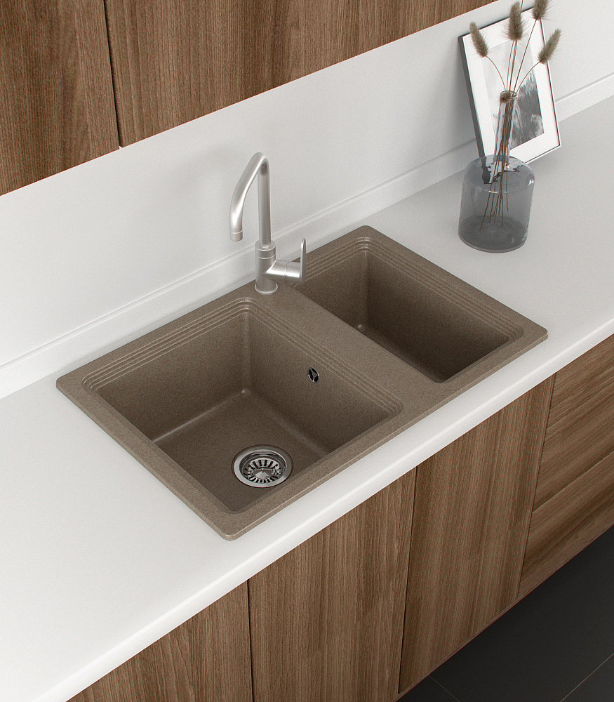 Кухонная мойка Fostogran Каприс 435  - Вид №2