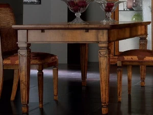 Cantiero Раздвижной квадратный деревянный стол Ca' venier Cv08