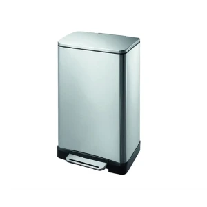 Контейнер для мусора Primanova D-15321 12 л металл цвет серебристый