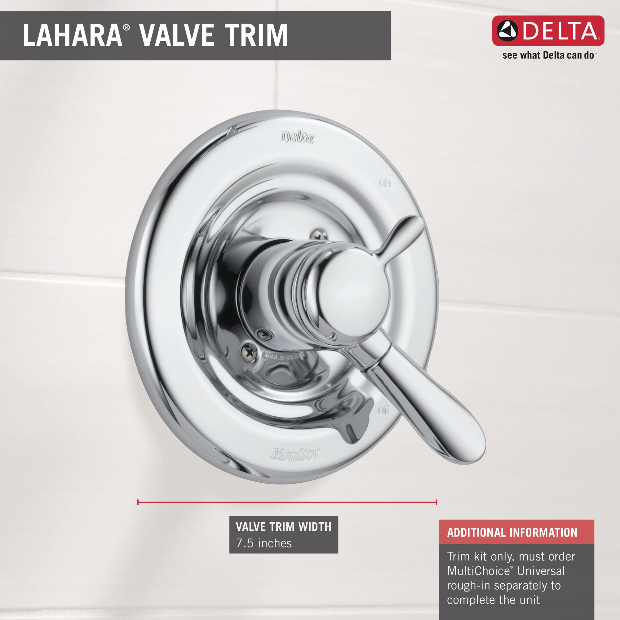 T17038-RB Облицовка только для клапана Monitor® серии 17 Delta Faucet Lahara Венецианская бронза  - Вид №1