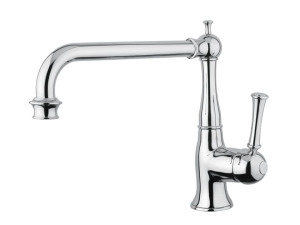 Однорычажный кухонный смеситель с поворотным изливом