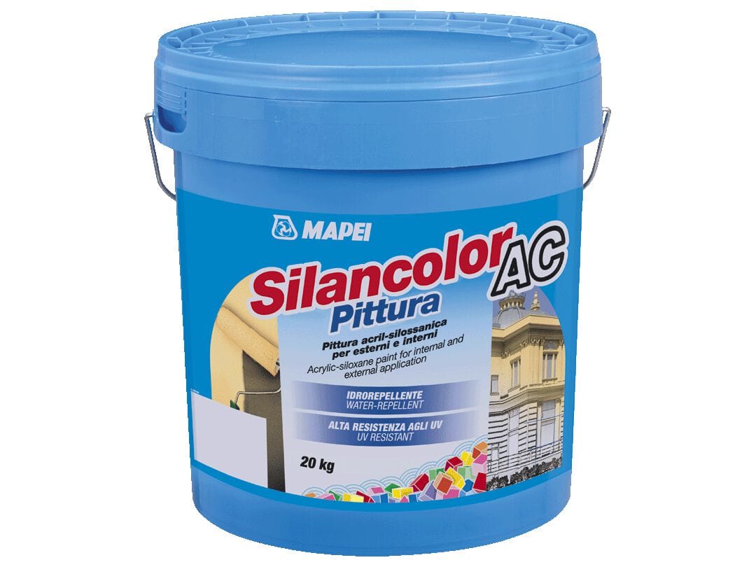 Акрил-силоксановая краска для экстерьера и интерьера MAPEI SILANCOLOR AC PITTURA ARCH-00014884 - Вид №1
