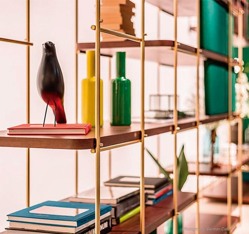 Momocca Книжный шкаф-разделитель двусторонний Julia Je11 - Вид №6