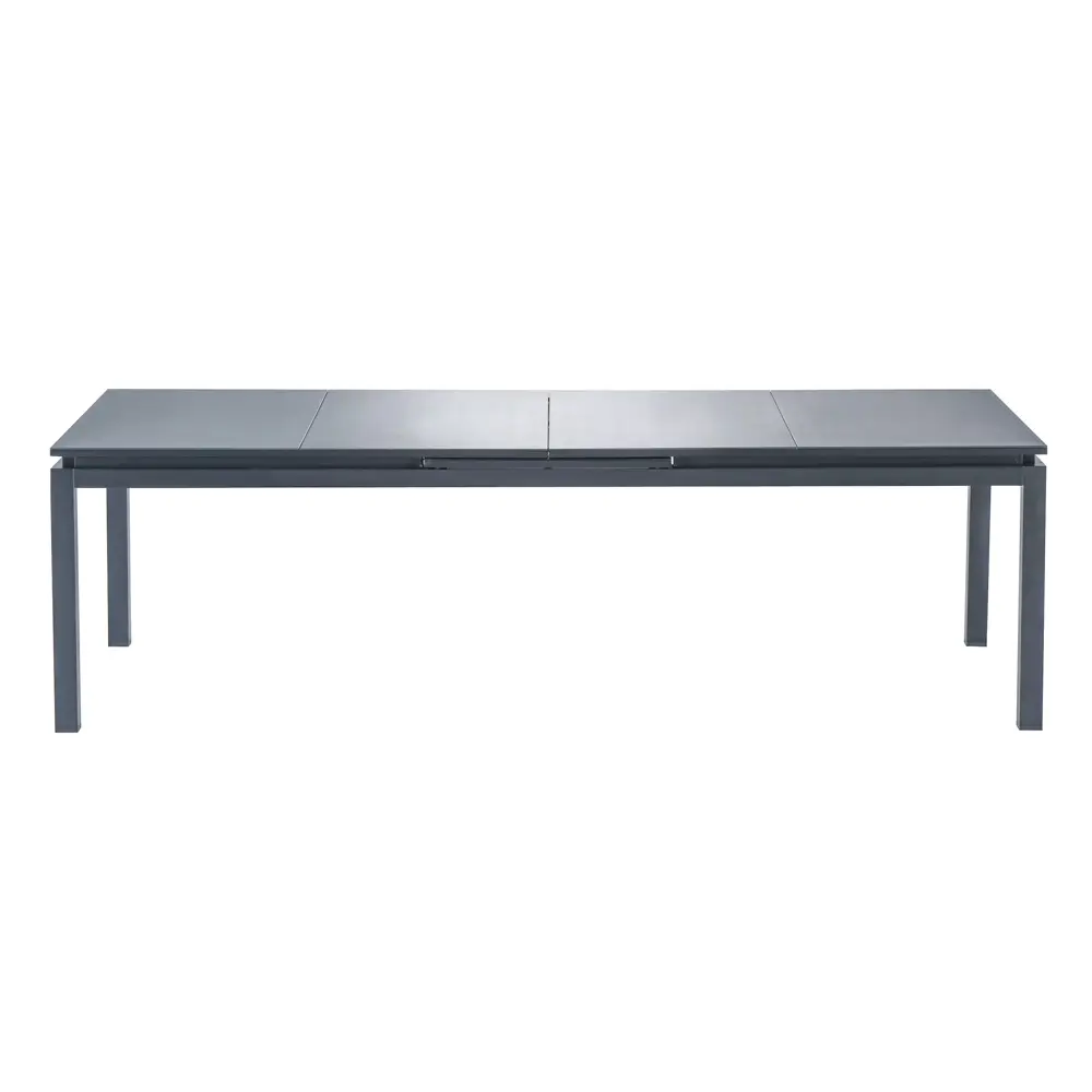 Стол садовый раздвижной Naterial Odissea Easy 256-320х90х76.5 см алюминий темно-серый 81956374 STLM-2012245 