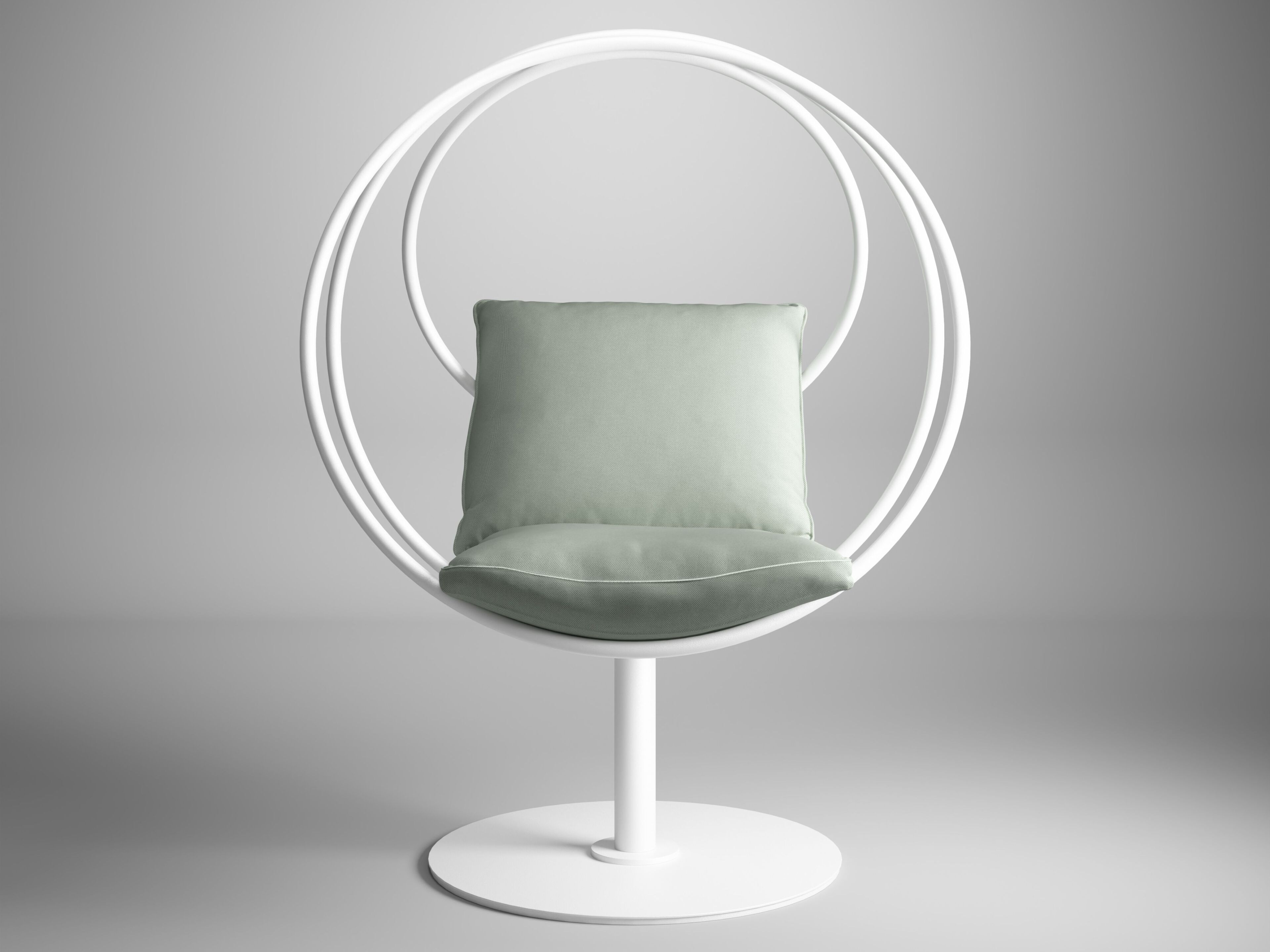 Садовое кресло из оцинкованной стали Galbiati Outdoor Alpemare Collection ARCH-00130781