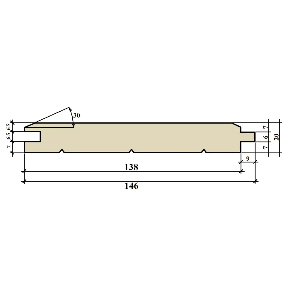 Santreyd Имитация бруса Оптима - натуральная отделка из хвойных пород 81946185 STLM-1014112 - Вид №8