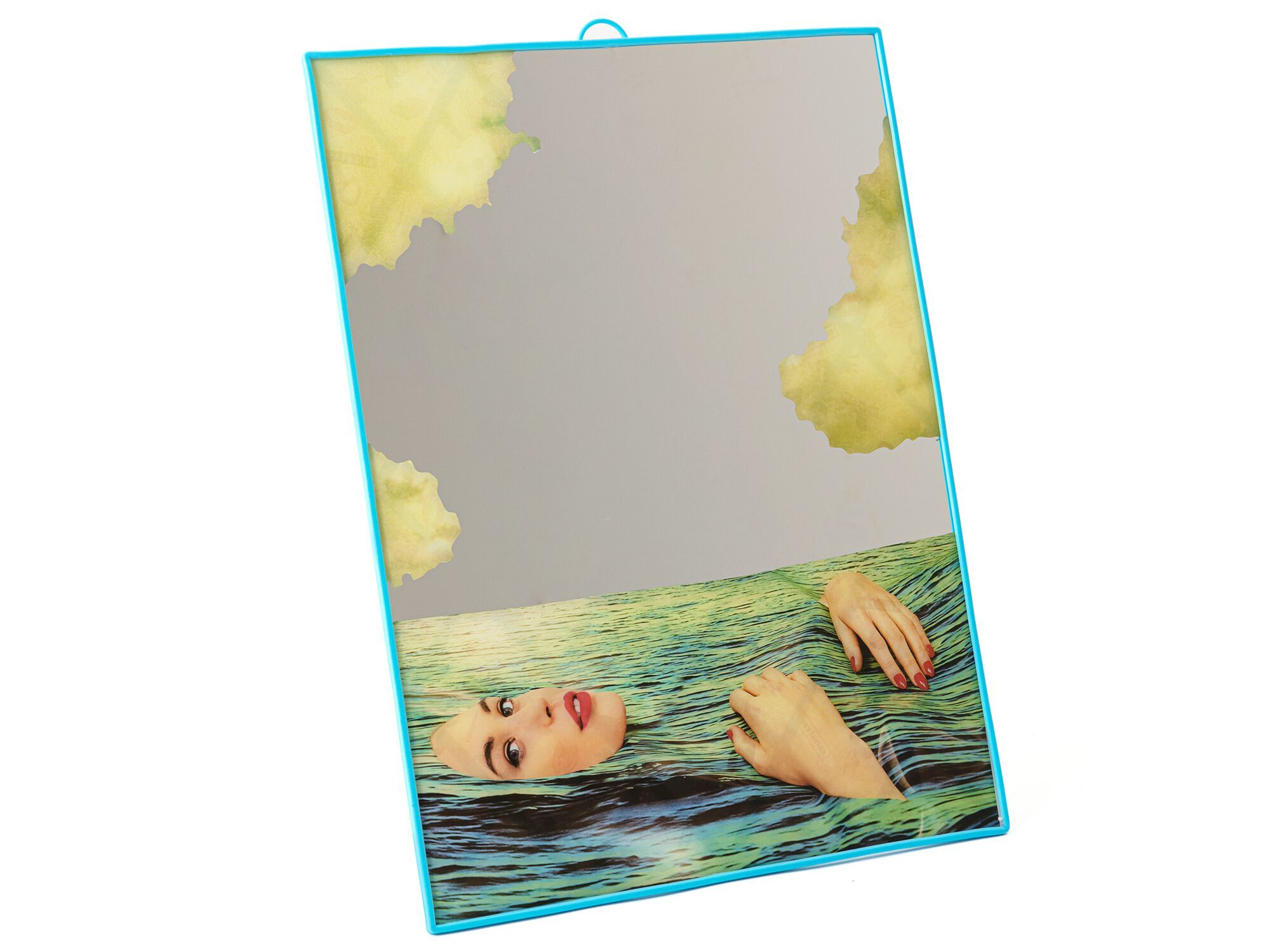 Настенное зеркало с пластиковой рамкой Seletti Seletti wears Toiletpaper ARCH-00091602