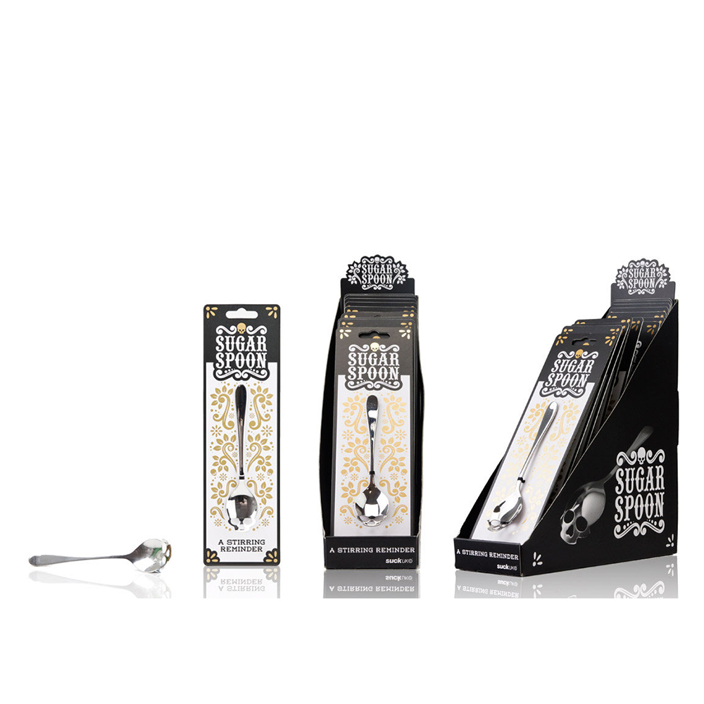 SK SPOONSKULL1 Ложка для сахара skull Suck UK  - Вид №1