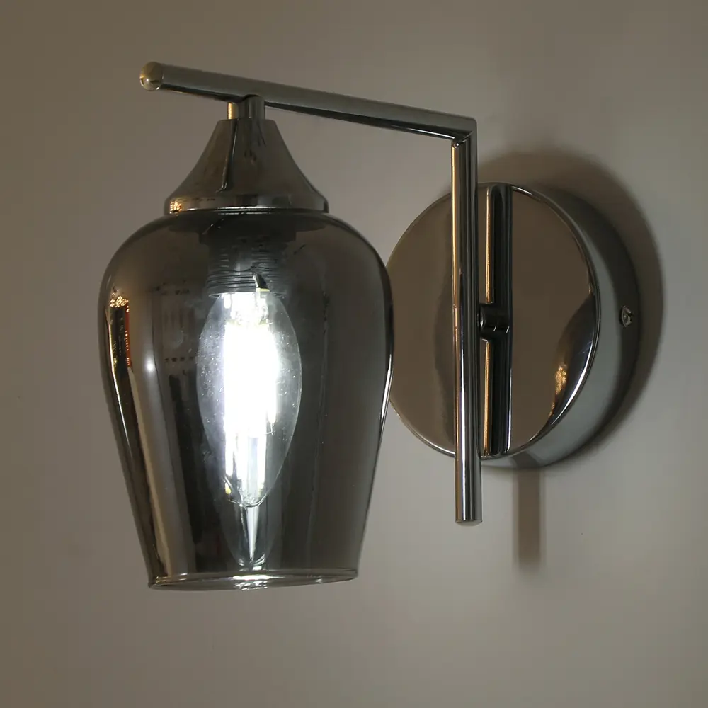 Светильник бра настенный Schaffner Libre цвет хром STLM-2069061 - Вид №1