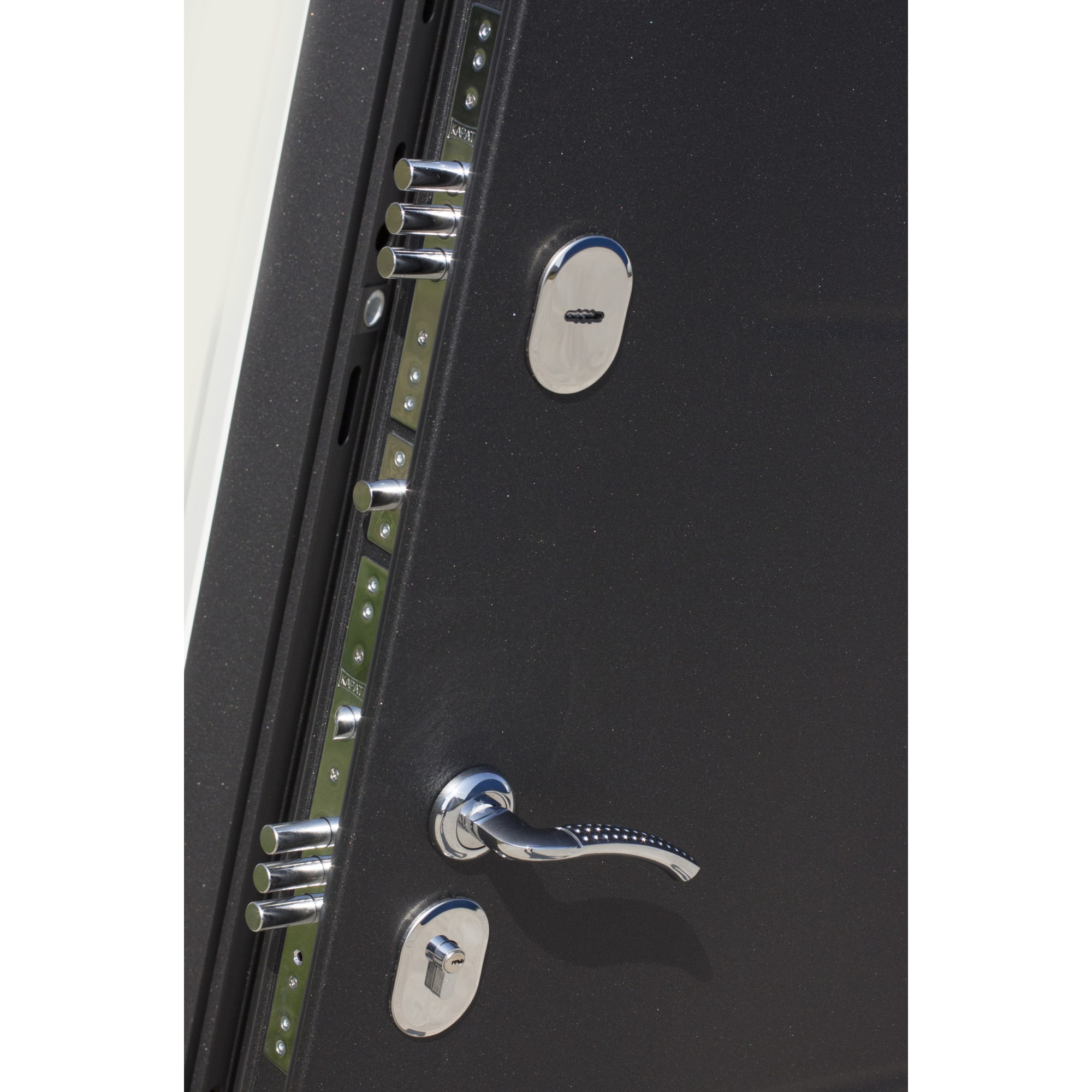 81960622 Дверь металлическая Гарда муар 960 мм левая, цвет дуб сонома Santreyd  - Вид №5