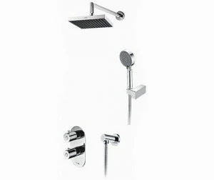 A16028 Thermo Встраиваемый комплект для душа с верхней душевой насадкой и лейкой
