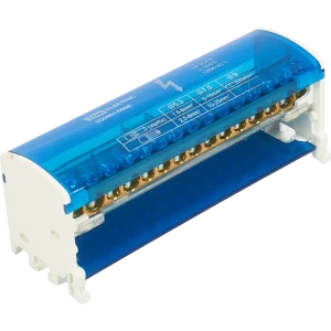 Шина нулевая TDM Electric 2x15 групп для DIN-рейки 84399596