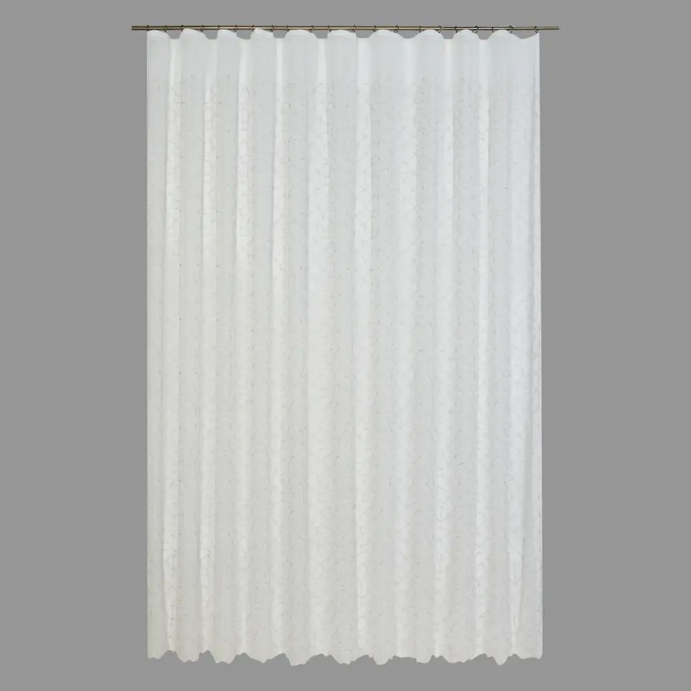 Тюль на ленте «Геометрия» 300x280 см цвет экрю MIAMOZA STLM-2136868 - Вид №1