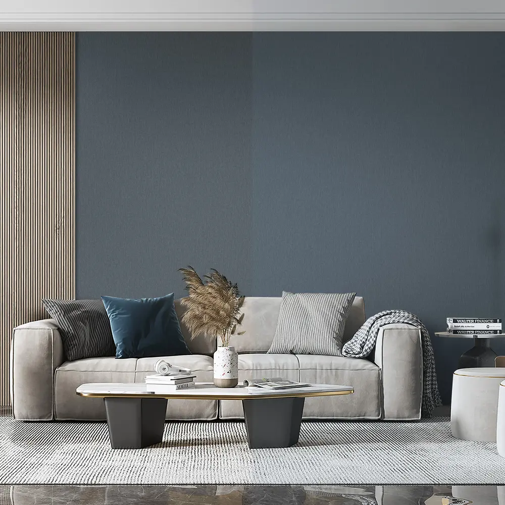 Флизелиновые обои Wallsecret Midnight синие 1.06 м 89423645 STLM-1568658 - Вид №5