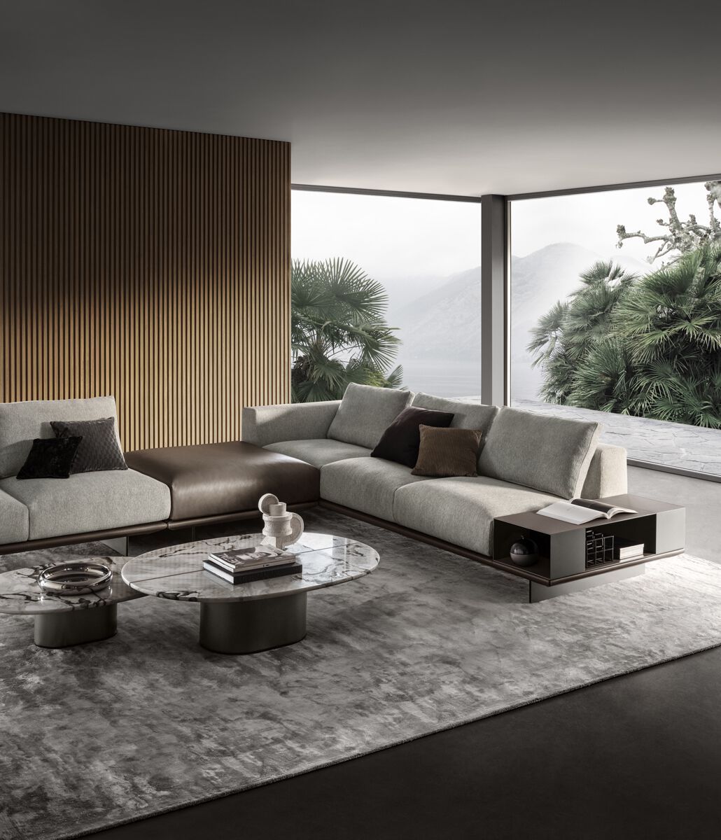 Мраморный низкий овальный журнальный столик для гостиной i 4 Mariani GIOTTO ARCH-00051674 - Вид №6