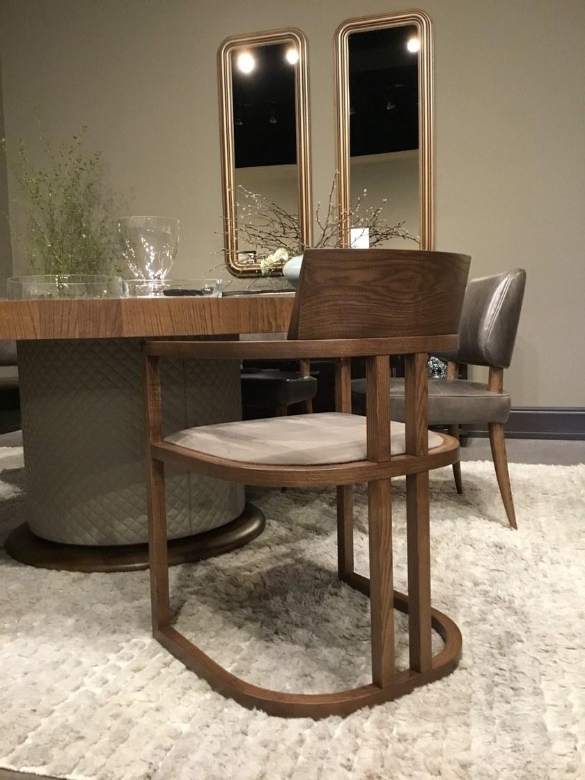 SELVA Круглый обеденный стол из фанерованной древесины  3165  - Вид №7