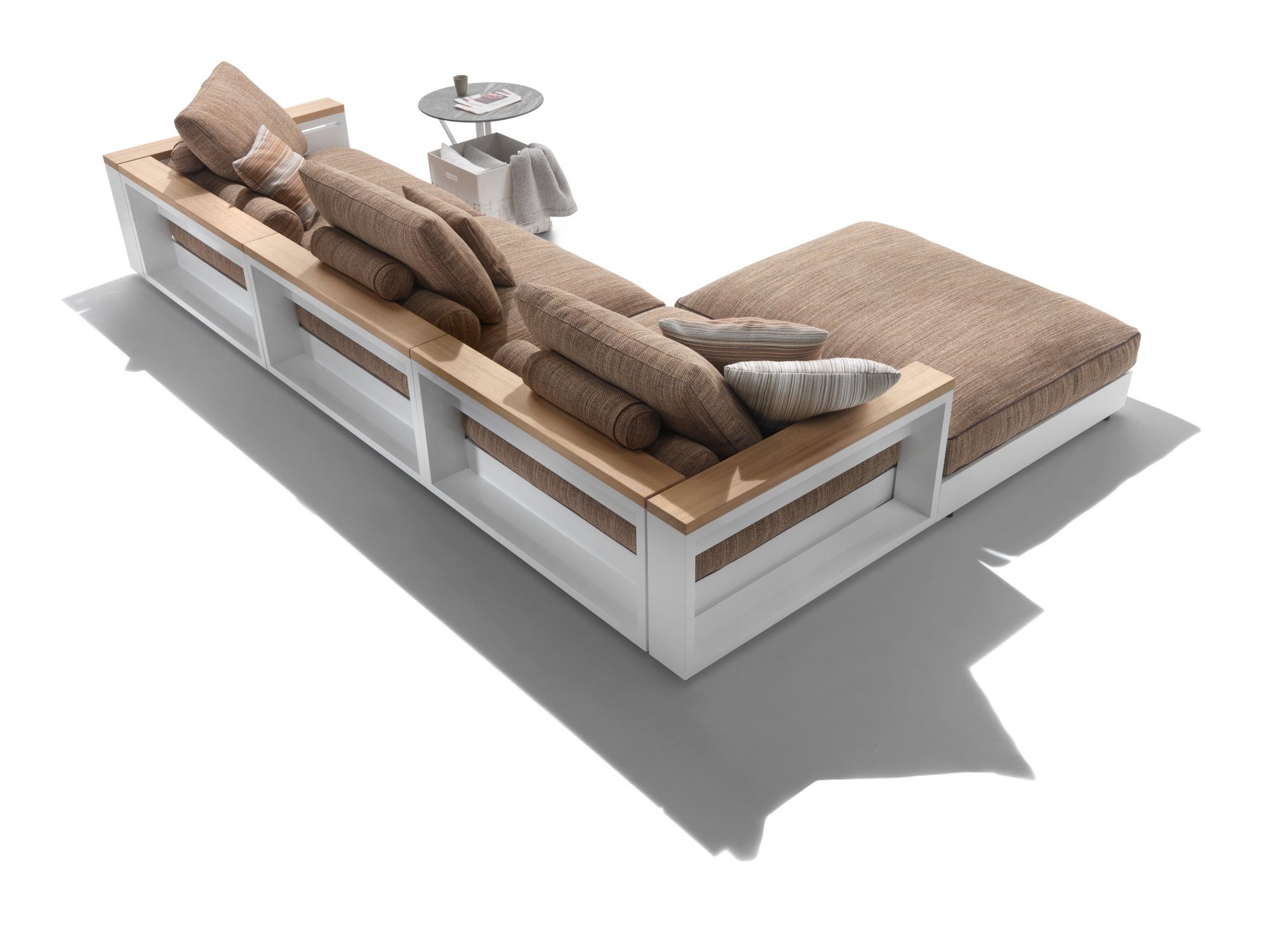 Ткань сад диван с алюминиевой основой Flexform Freeport ARCH-00078399 - Вид №3