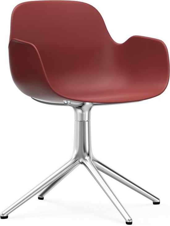 606105 Кресло Swivel 4L Alu Red Normann Copenhagen Form