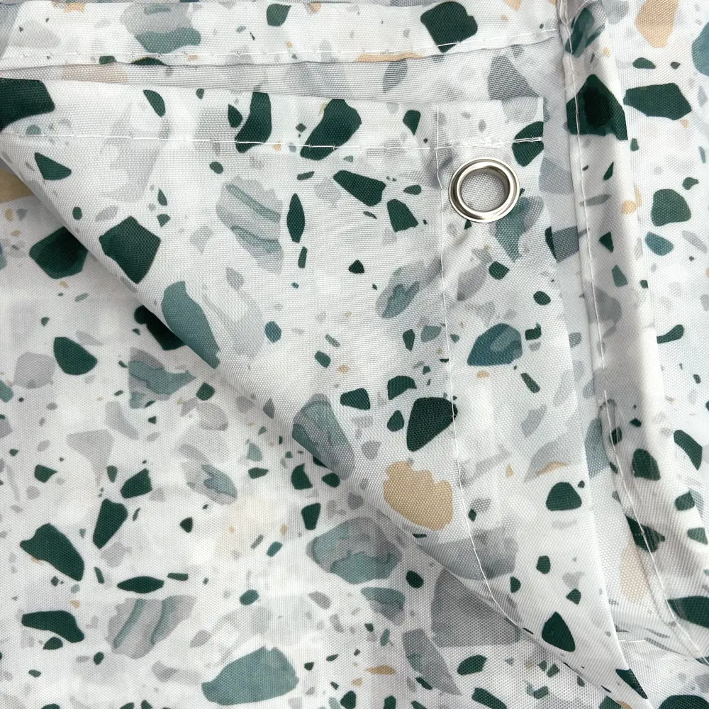 Штора для ванной LEMER Terrazzo - стильная защита от брызг 180x200 см 85200841 STLM-0059764 - Вид №3