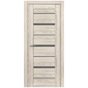 Комплект двери Верано остекленная 60x200 см ПВХ цвет ривьера крем без доборов