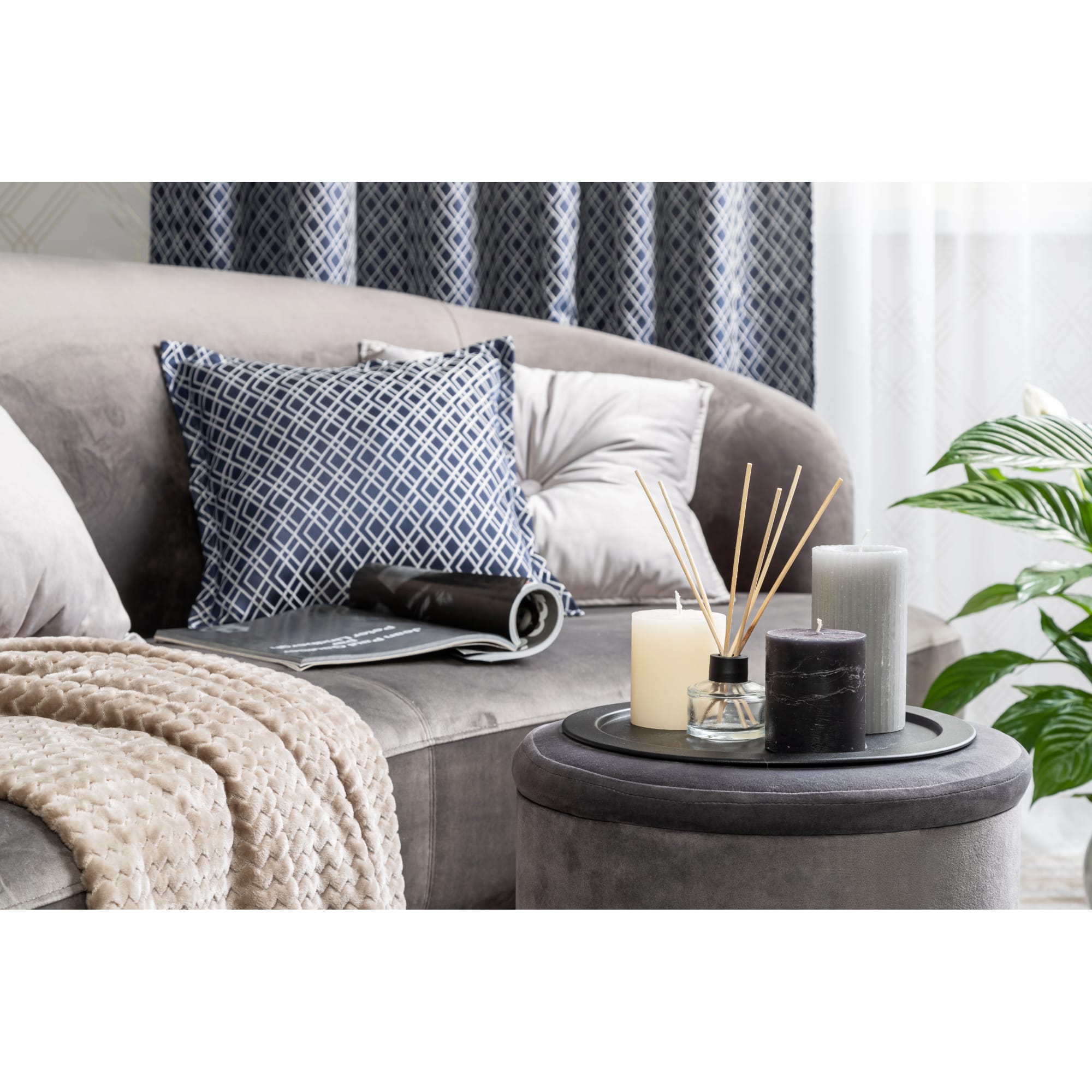 82018409 Свеча-столбик «Рустик», 7х8 см, цвет бежевый Santreyd  - Вид №5