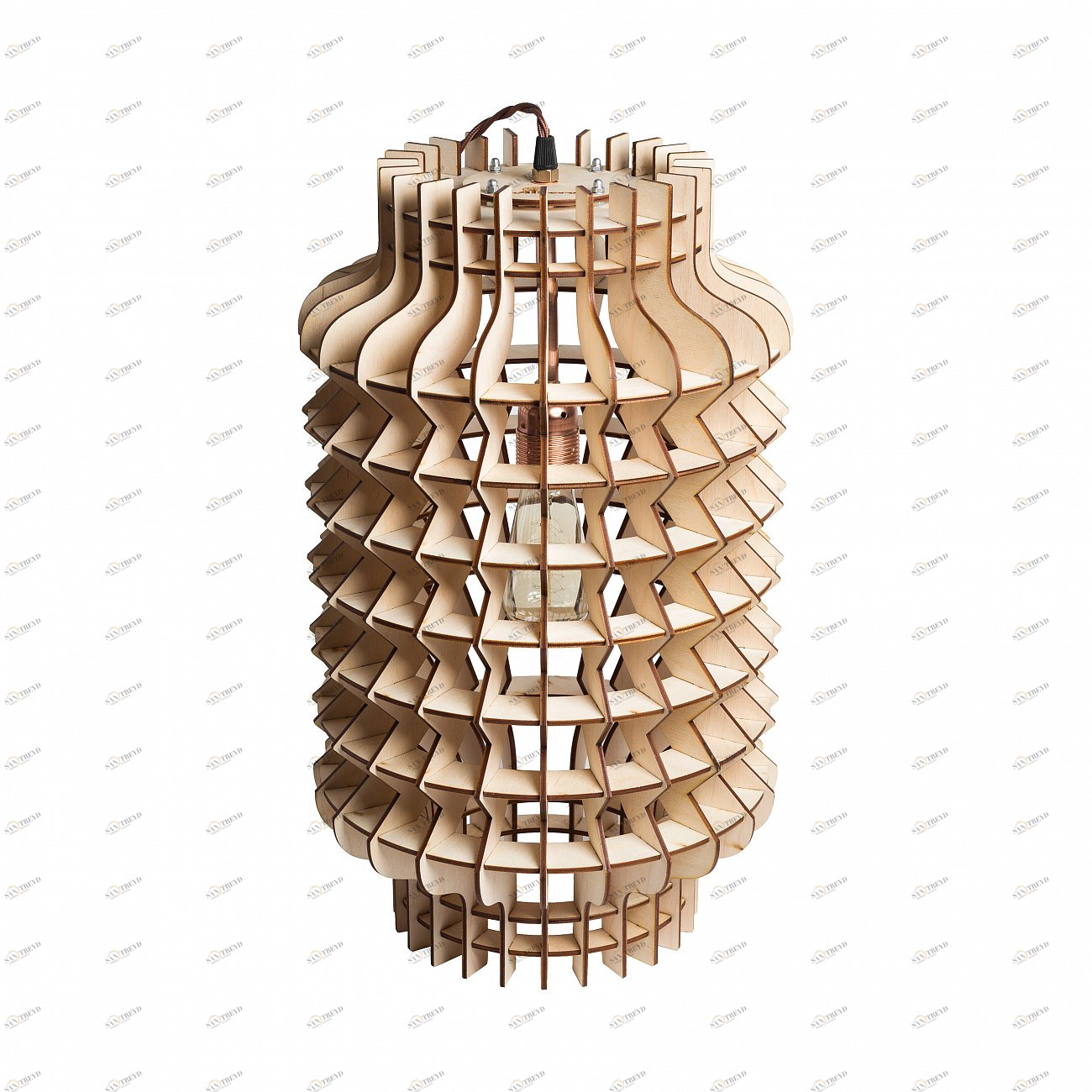 Настольная лампа Китайская Башня S0030 ALBERO ИНТЕРЬЕРНЫЕ 015716 Бежевый 