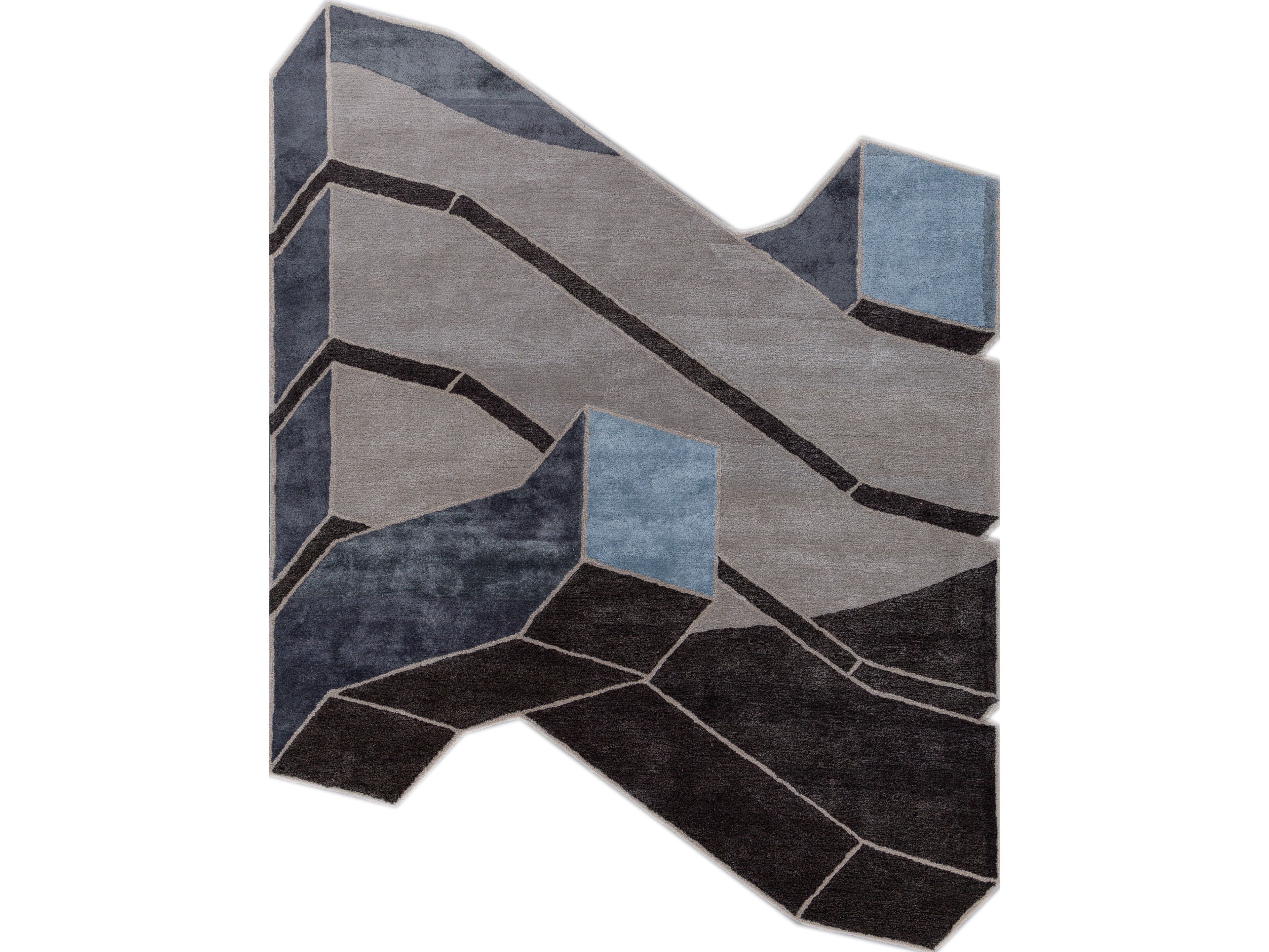 Коврик ручной работы из вискозы Jaipur Rugs Archetype ARCH-00046411 - Вид №1