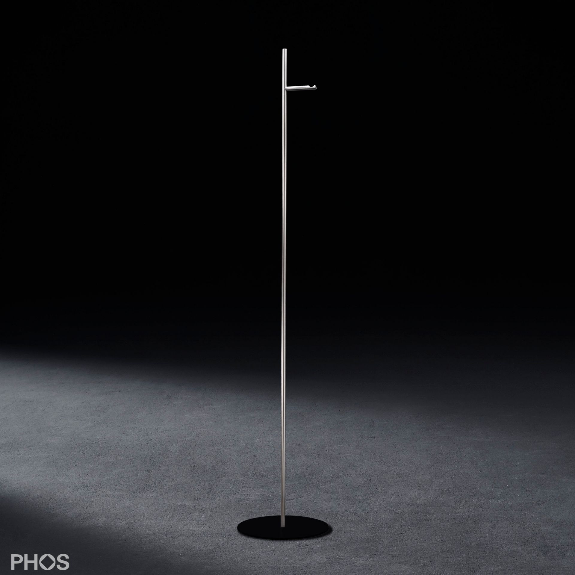 GSTS1V-BPS Вешалка прямая 1м, основание: черное. PHOS 