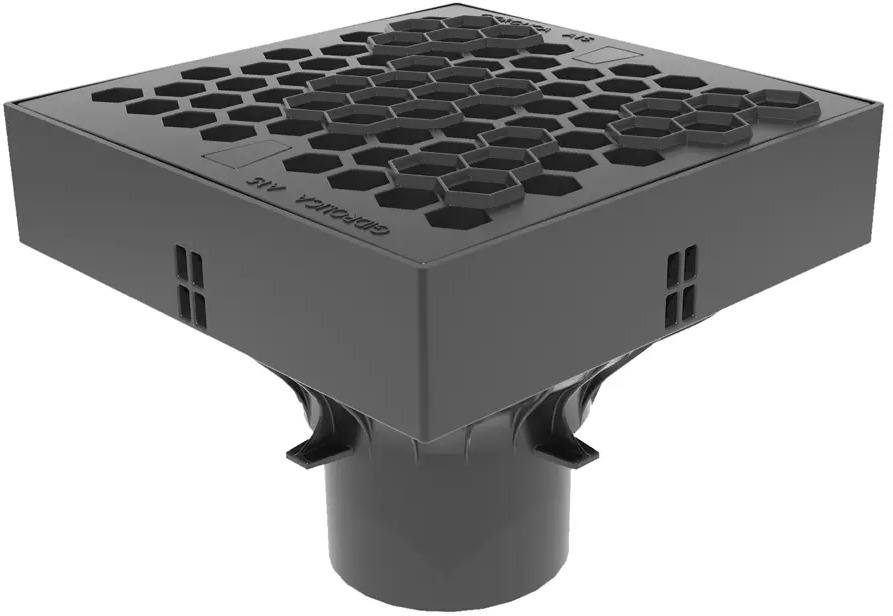 Ливнеприемник GIDROLICA с защитной решеткой 250x250x200 мм 87979314