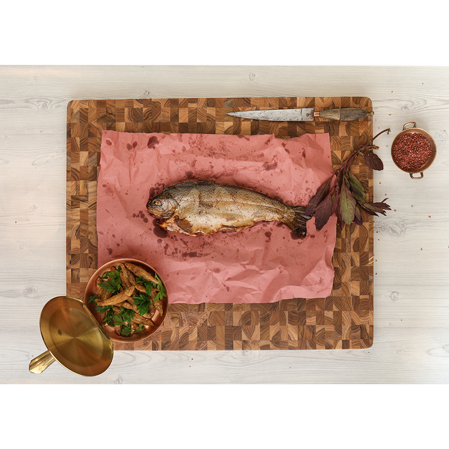 TH802 Доска разделочная торцевая scandi 46x36 см TEAKHAUS  - Вид №1