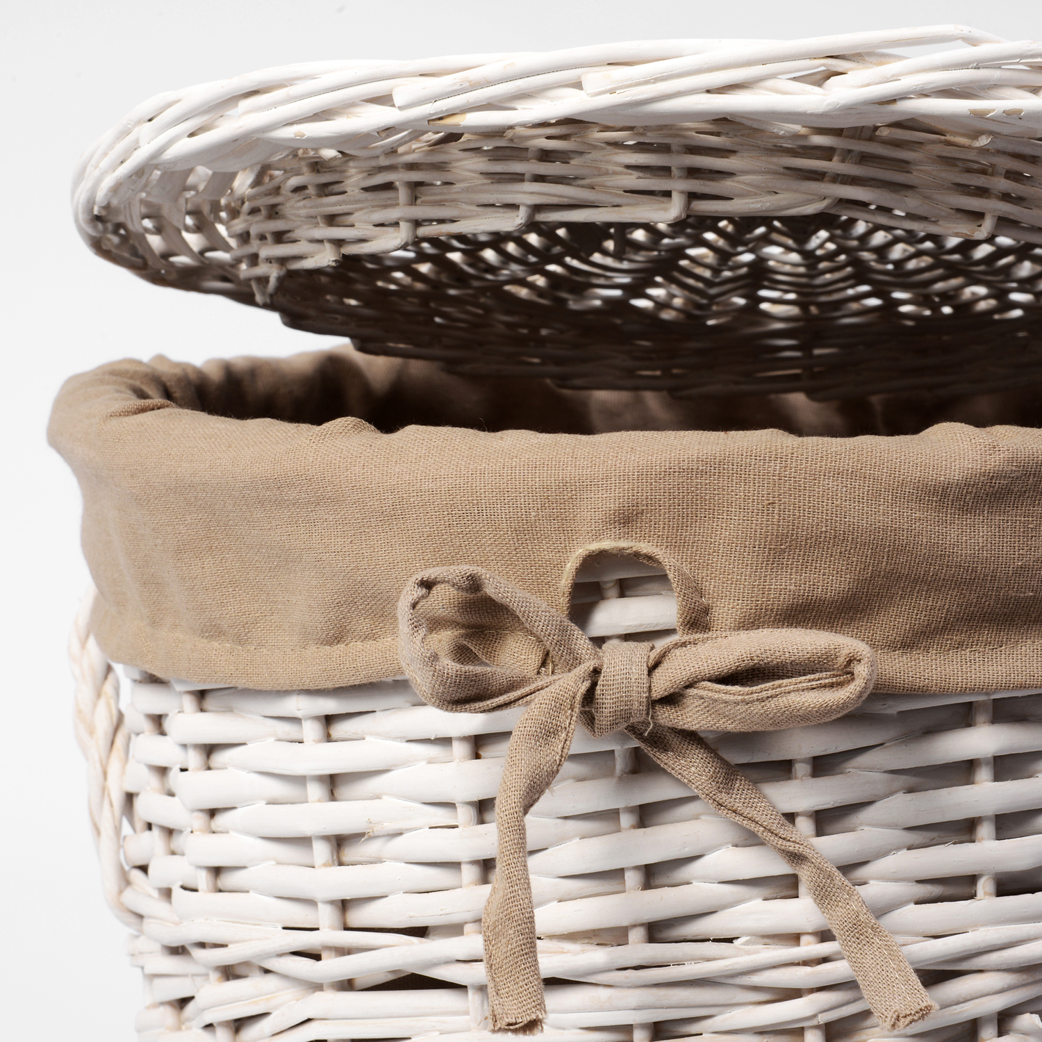 WB-106-S Aller Плетеная корзина для белья с крышкой WasserKRAFT  - Вид №3