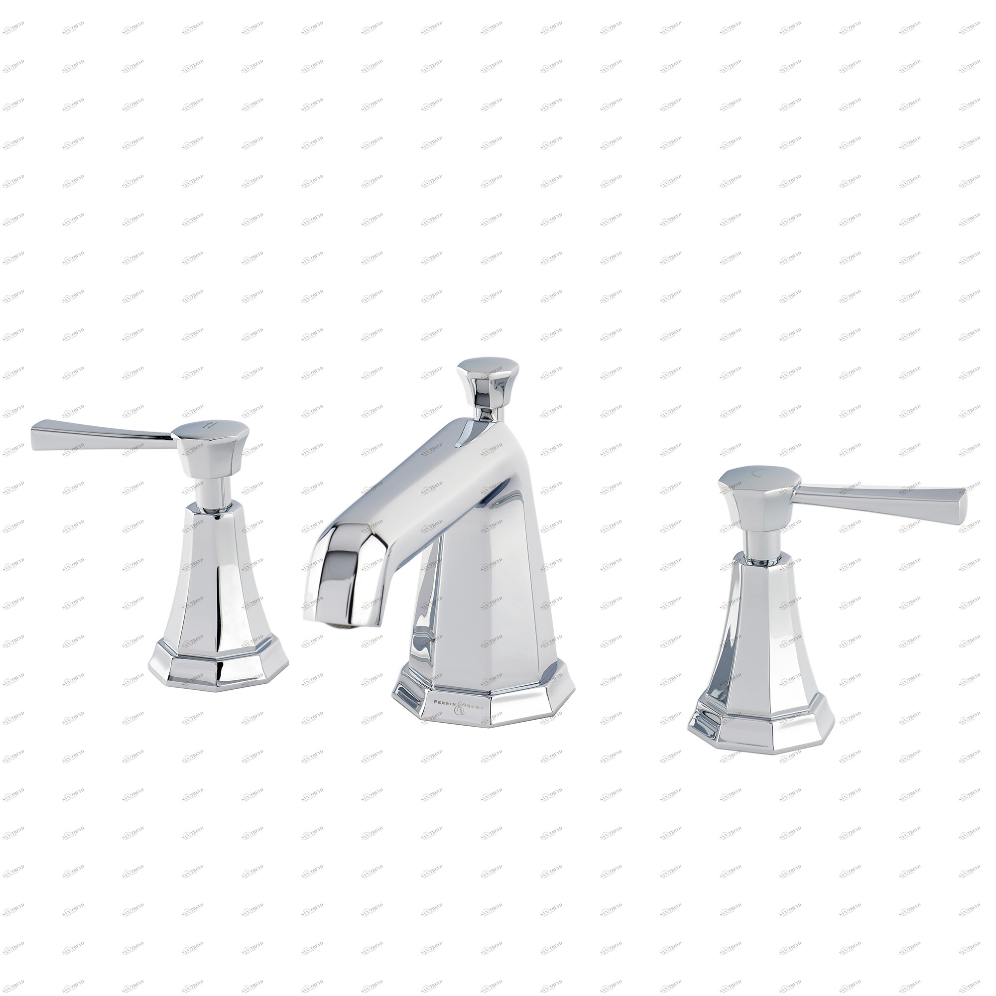 Traditional bathrooms Смеситель для умывальника ART DÉCO на 3 отверстия Pr3141/ag Art Deco