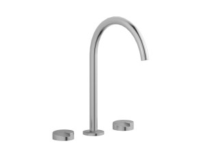 Смеситель для раковины с 3 отверстиями для пола с автоматическим сливом