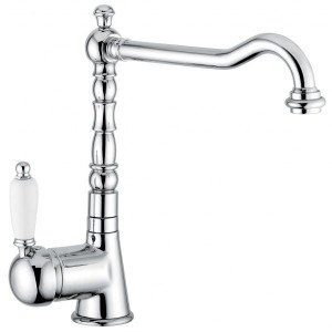 40517BС Смеситель Laguna для кухни, цвет белый-хром